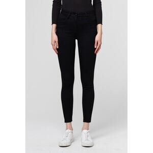 3x1 NYC Womens Size 26 Crop‎ Skinny Jeans Black Stretchy Ankle 28" inseam
